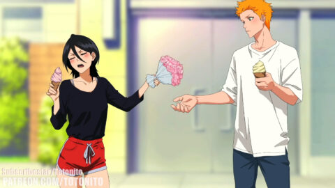 Rukia x Ichigo [Totonito_Art]
